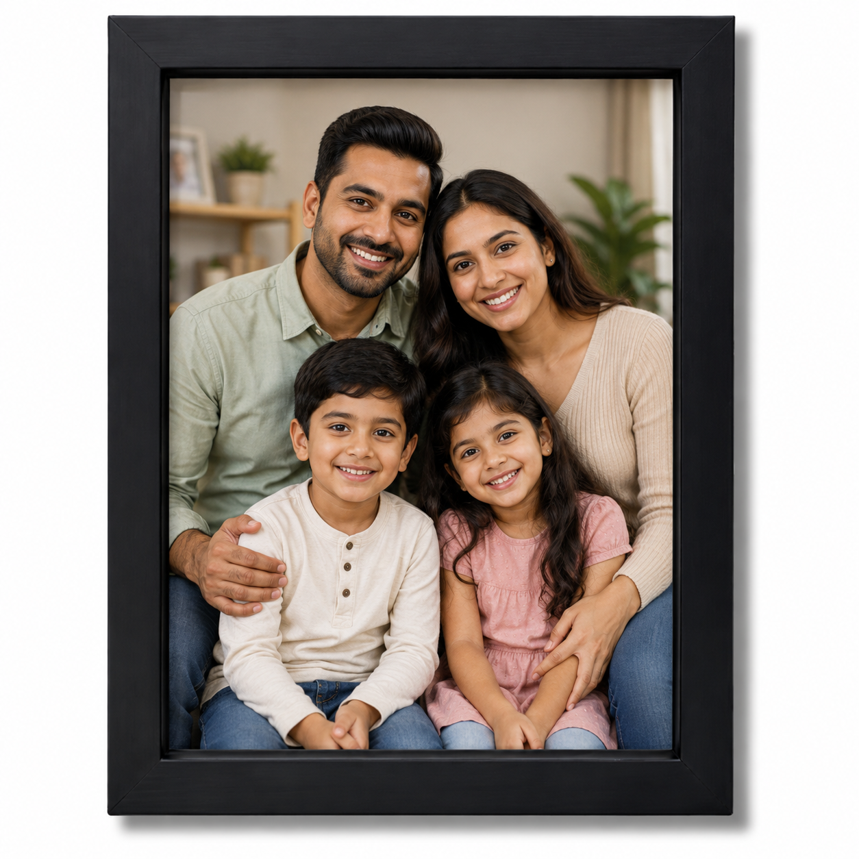 A4 Photo Frame – Premium Personalized Photo Frame Black