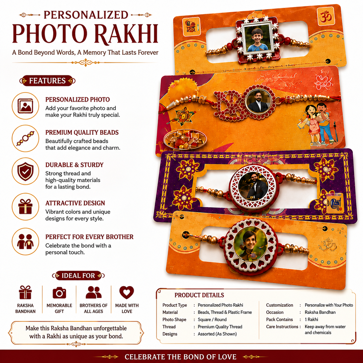 Personalized Rakhi