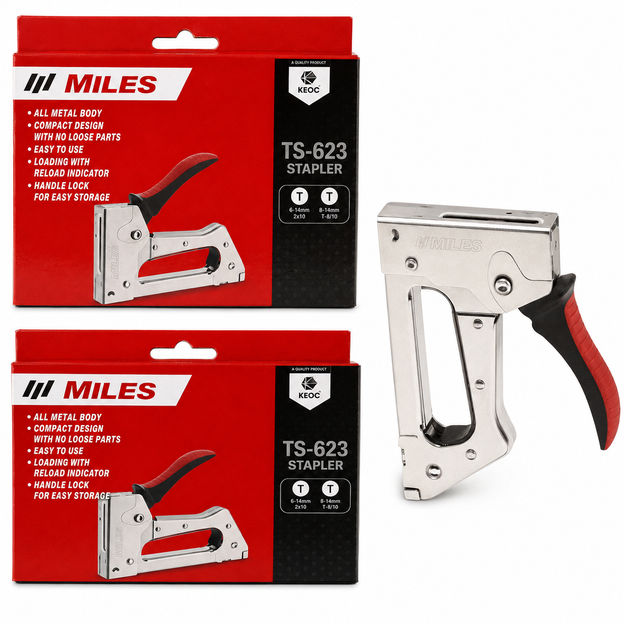 Miles TS-623 Gun Tacker Stapler
