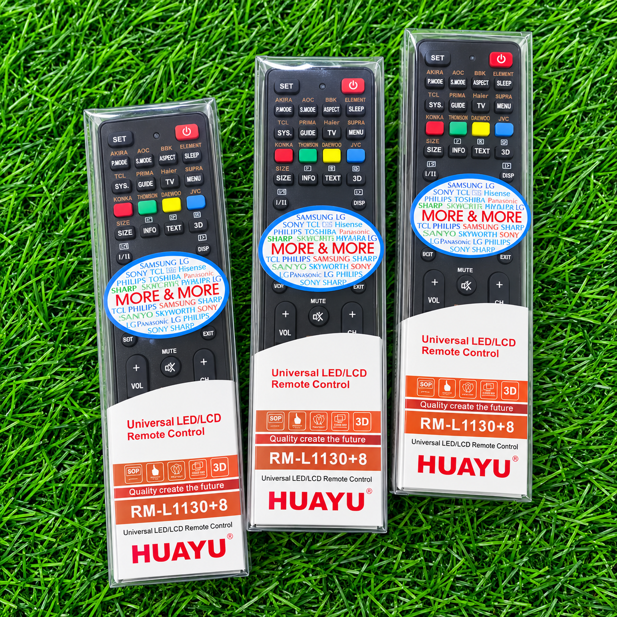 HUAYU RM-L1130+8 Universal LED/LCD Remote Control