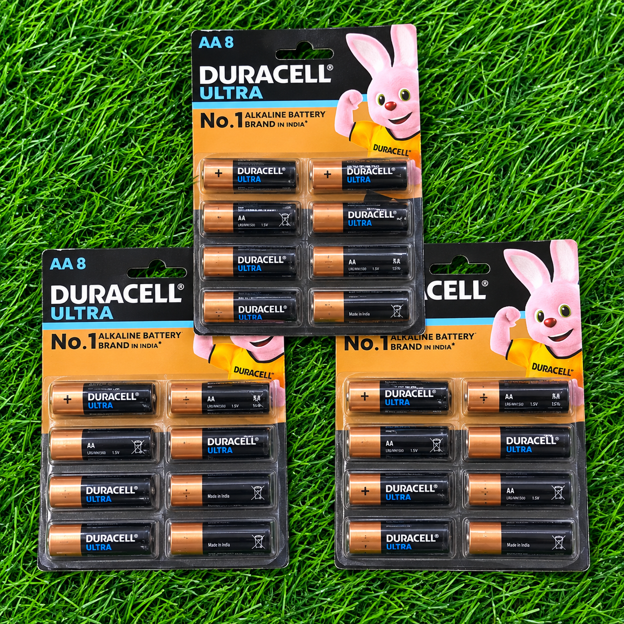 Duracell Ultra AA 8-Pack Battery Blister Card