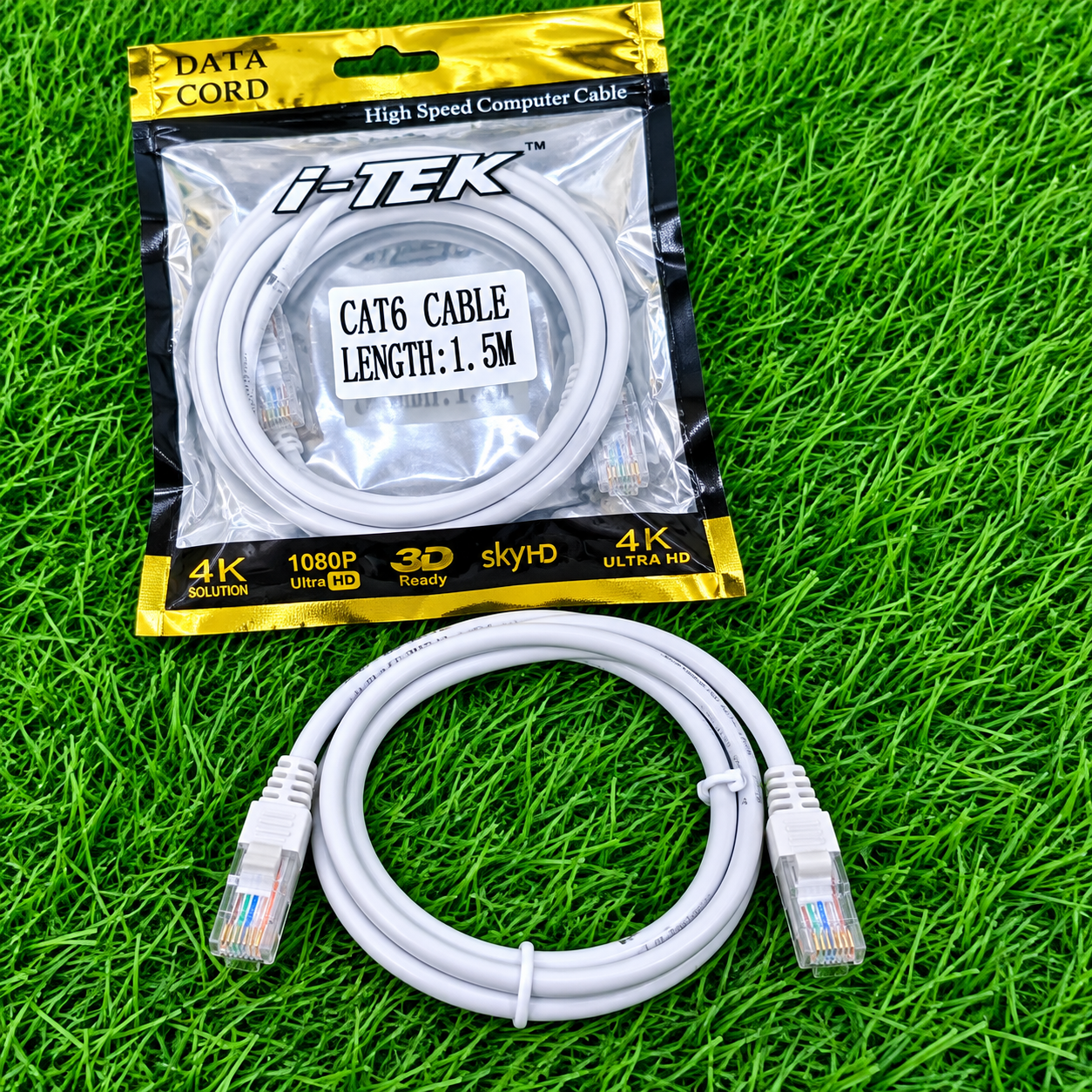 I-TEK Category 6 (CAT6) Ethernet Patch Cable