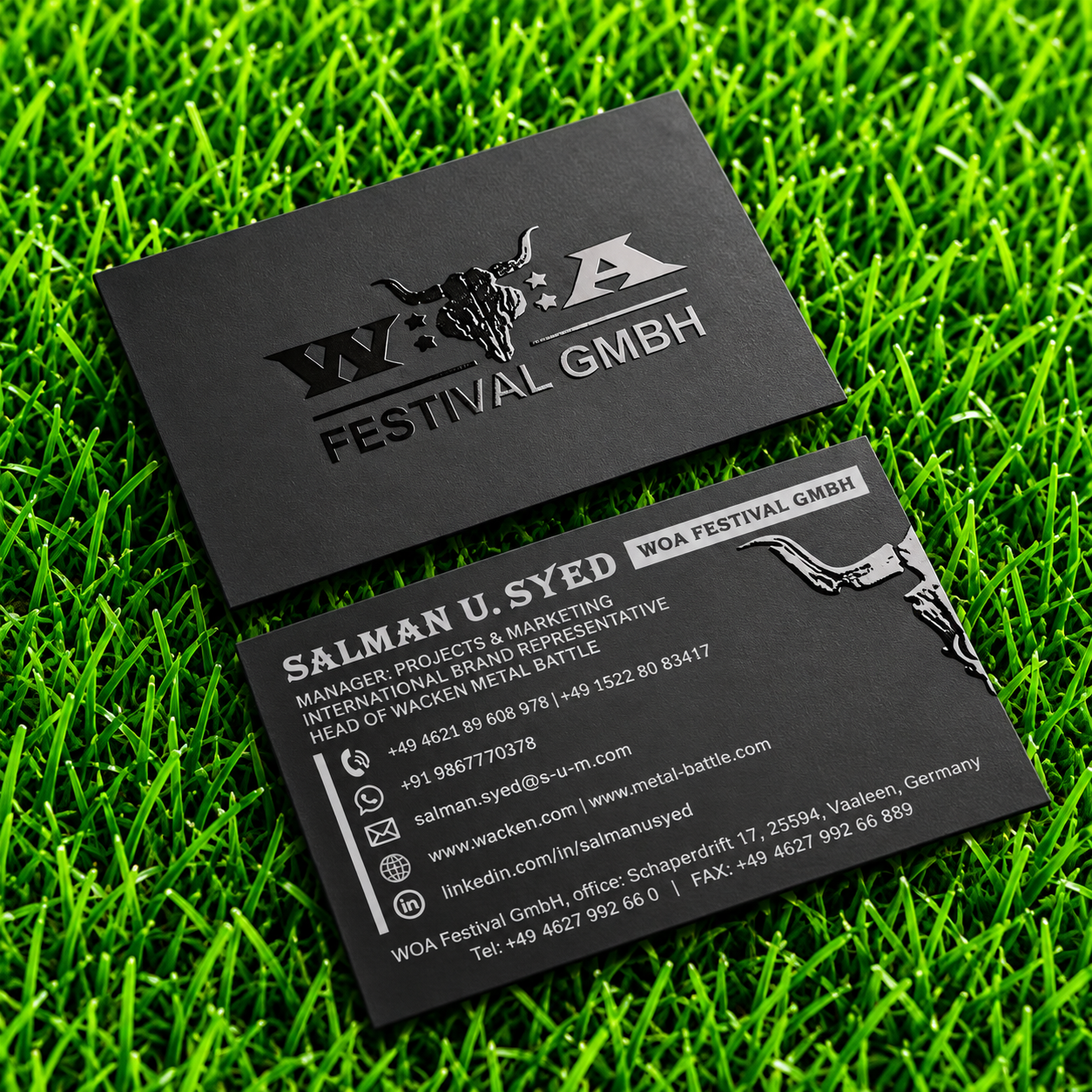 Premium Metallic + UV Visiting Cards | 350 GSM | Luxury Business Cards