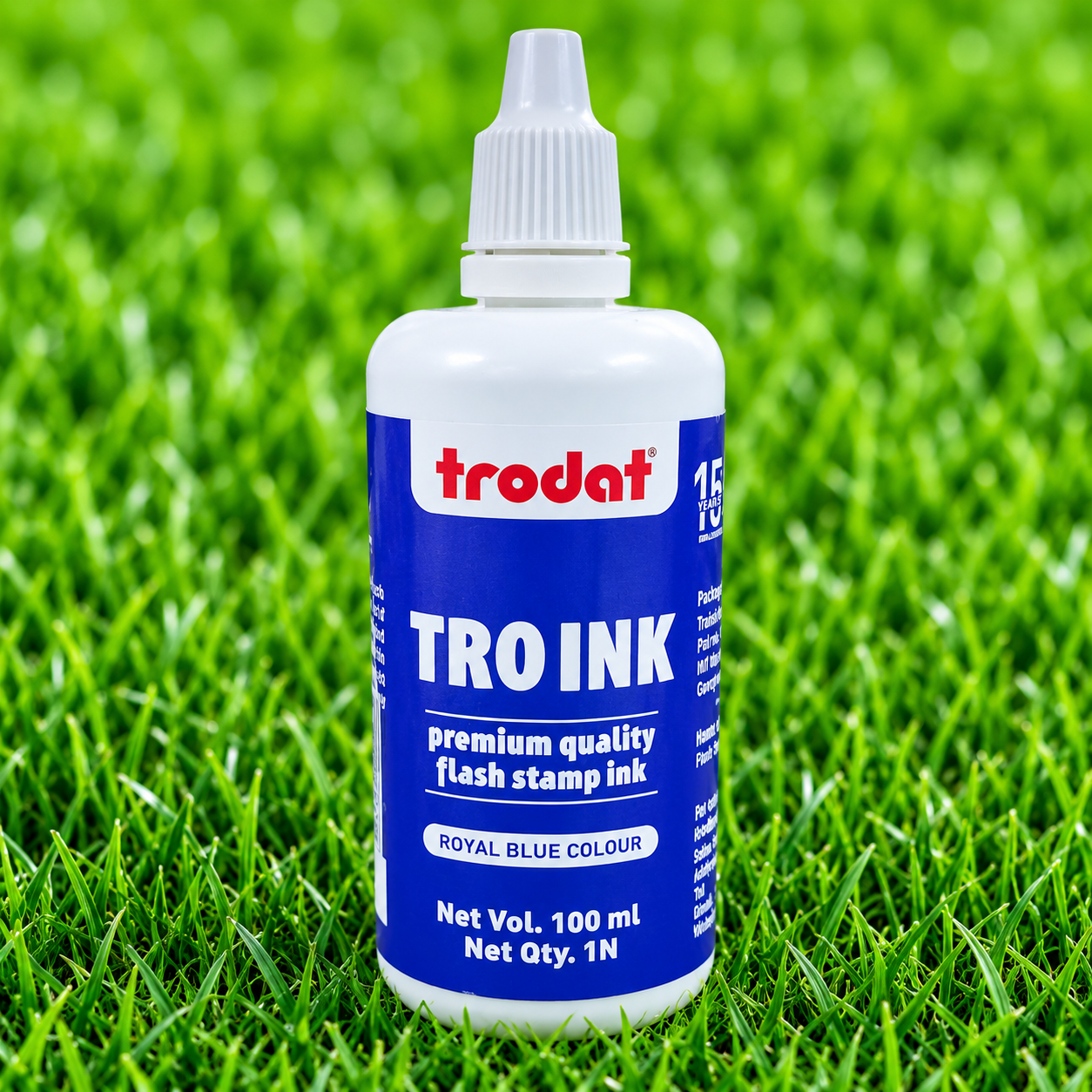 Trodat TRO INK Premium Quality Flash Stamp Ink – Royal Blue, 100 ml