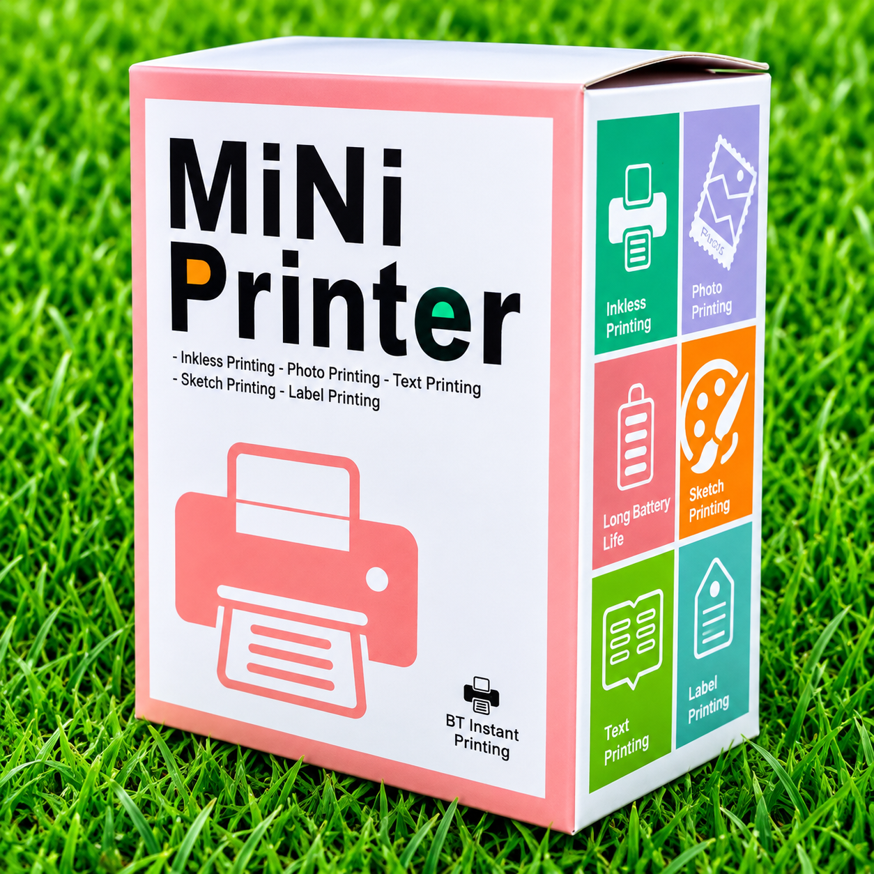 Mini Printer BT Instant Printing
