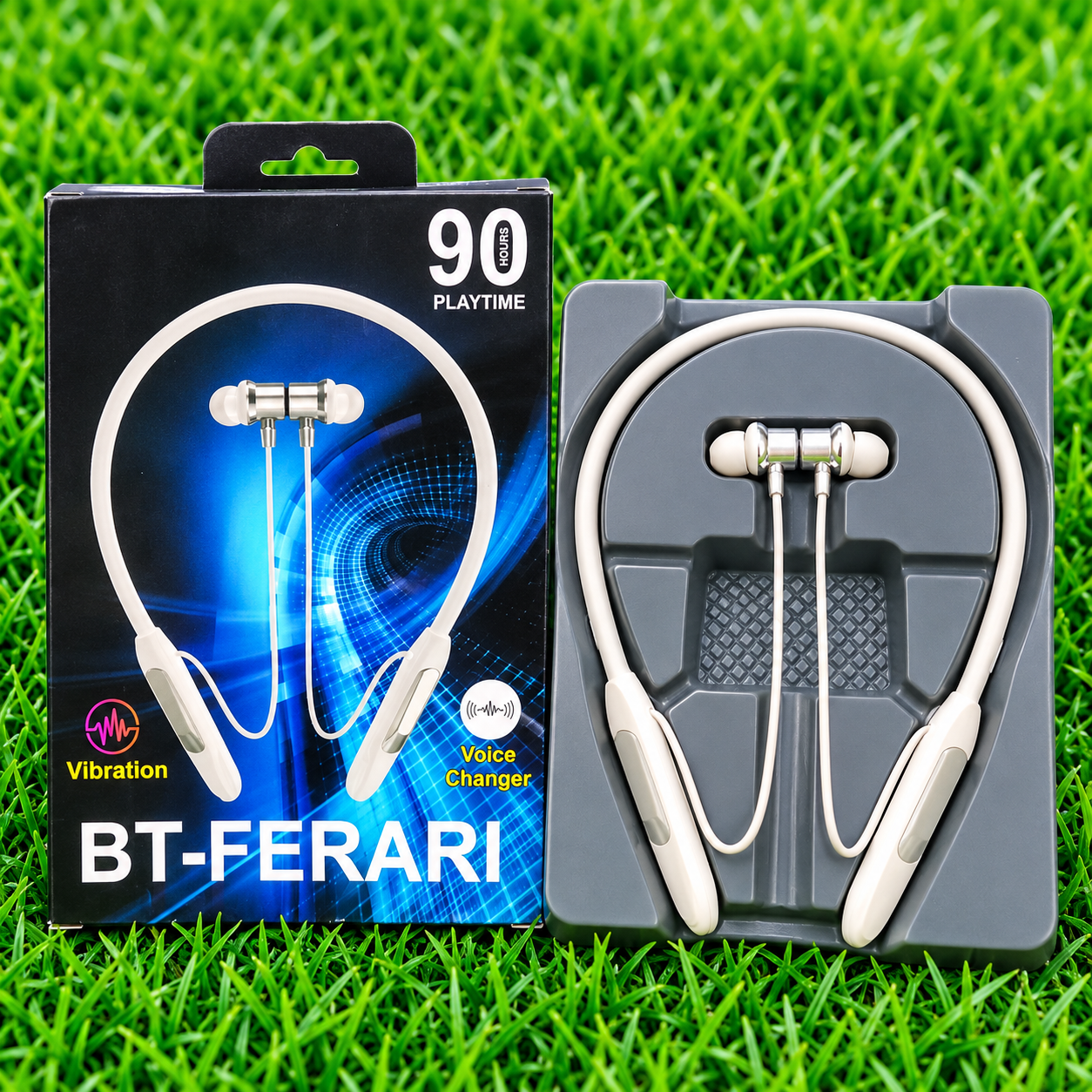 BT-FERARI Wireless Neckband Bluetooth Earphones | 90 Hours Playtime