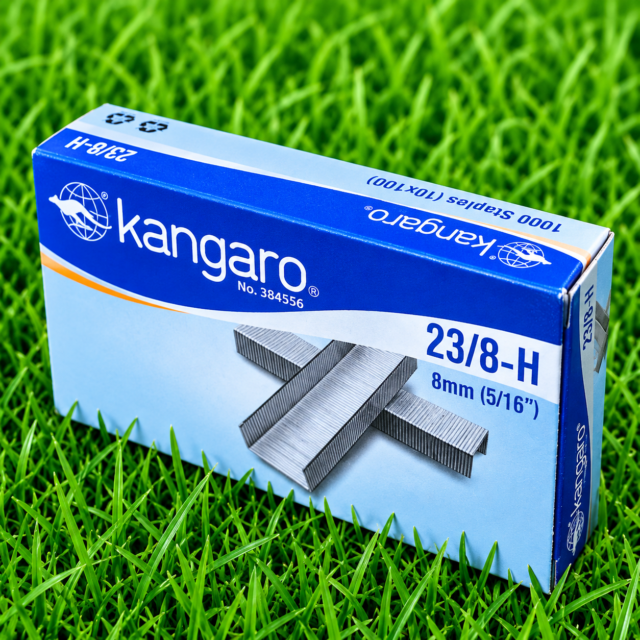 Kangaro 23/8-H Premium Galvanized Steel Staples (1000 Staples)