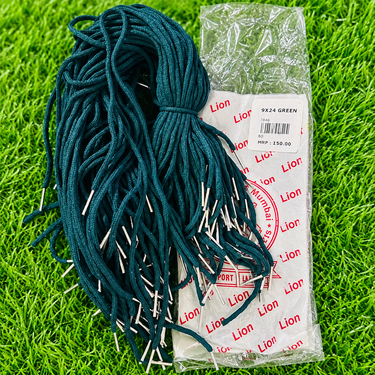 Green Cotton Drawstring Cords
